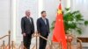 FILE - Cuba's President Miguel Diaz-Canel Bermudez, left, and Chinese President Xi Jinping stand during a welcome ceremony at the Great Hall of the People in Beijing, Nov. 25, 2022. 