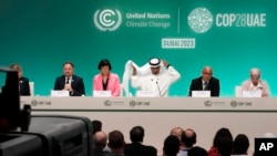 2023年12月，在迪拜举行的第28届联合国气候大会(COP28)经过两周的激烈谈判后达成共识。（美联社照片）