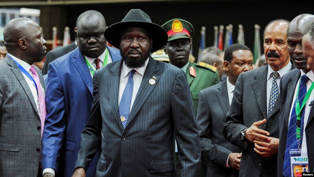 Rais wa Sudan Kusini Salva Kiir Mayardit. Picha na REUTERS/John Muchucha