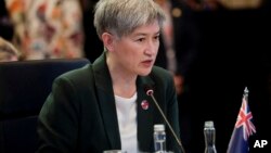 资料照：澳大利亚外交部长黄英贤（Penny Wong）