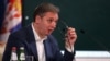 Konferencija za novinare predsednika Srbije Aleksandra Vučića (Foto: Fonet/Aleksandar Barda)