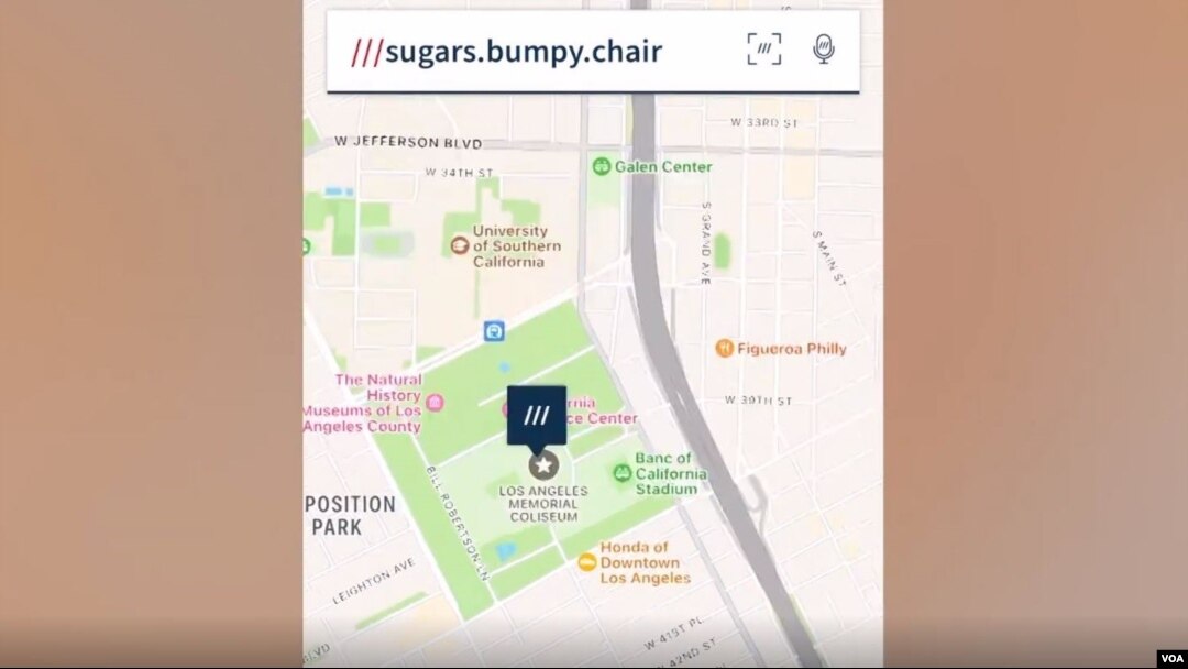 Screenshot of VOA Report App Users Can Share Precise Location by Saying 3 Simple Words