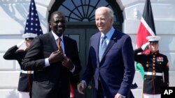 Президент США Джо Байден приймає президента Кенії Вільяма Руто в Білому домі у Вашингтоні, 22 травня 2024 року.