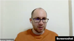 Знімок екрана з Zoom. Антон Ширіков