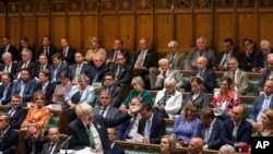  Britain's Prime Minister Boris Johnson speaks during Prime Minister's Questions in the House of Commons in London, July 13, 2022, as Conservative Party lawmakers cast ballots in the first round of an election to replace Prime Minister Boris Johnson. 