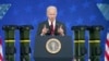 President Joe Biden speaks on security assistance to Ukraine during a visit to the Lockheed Martin Pike County Operations facility where they manufacture Javelin anti-tank missiles, May 3, 2022, in Troy, Ala.