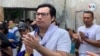 ARCHIVO. El dirigente opositor Yubrank Suazo en junio de 2019, tras ser excarcelado por primera vez. Foto: VOA, Houston Castillo
