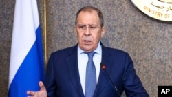 Serguei Lavrov, ministro dos Negócios Estrangeiros da Rússia 