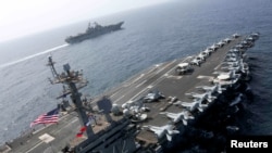 资料照：美国海军尼米兹级林肯号航母（USS Abraham Lincoln）