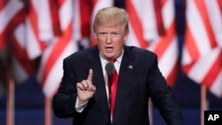 Дональд Трамп під час передвиборчої кампанії, 21 липня 2016 р.
