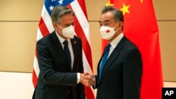 2022年9月23日，美国国务卿布林肯在第77届联合国大会期间会见了中国外交部长王毅。