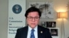 美国国际宗教自由委员会主席努里·特克尔参加美国国会及行政当局中国委员会 9月13日举行的听证会。（来源：视频截图）