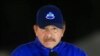 El presidente de Nicaragua, Daniel Ortega, habla durante la conmemoración del 51 aniversario de la campaña guerrillera Pancasana en Managua, el 29 de agosto de 2018.