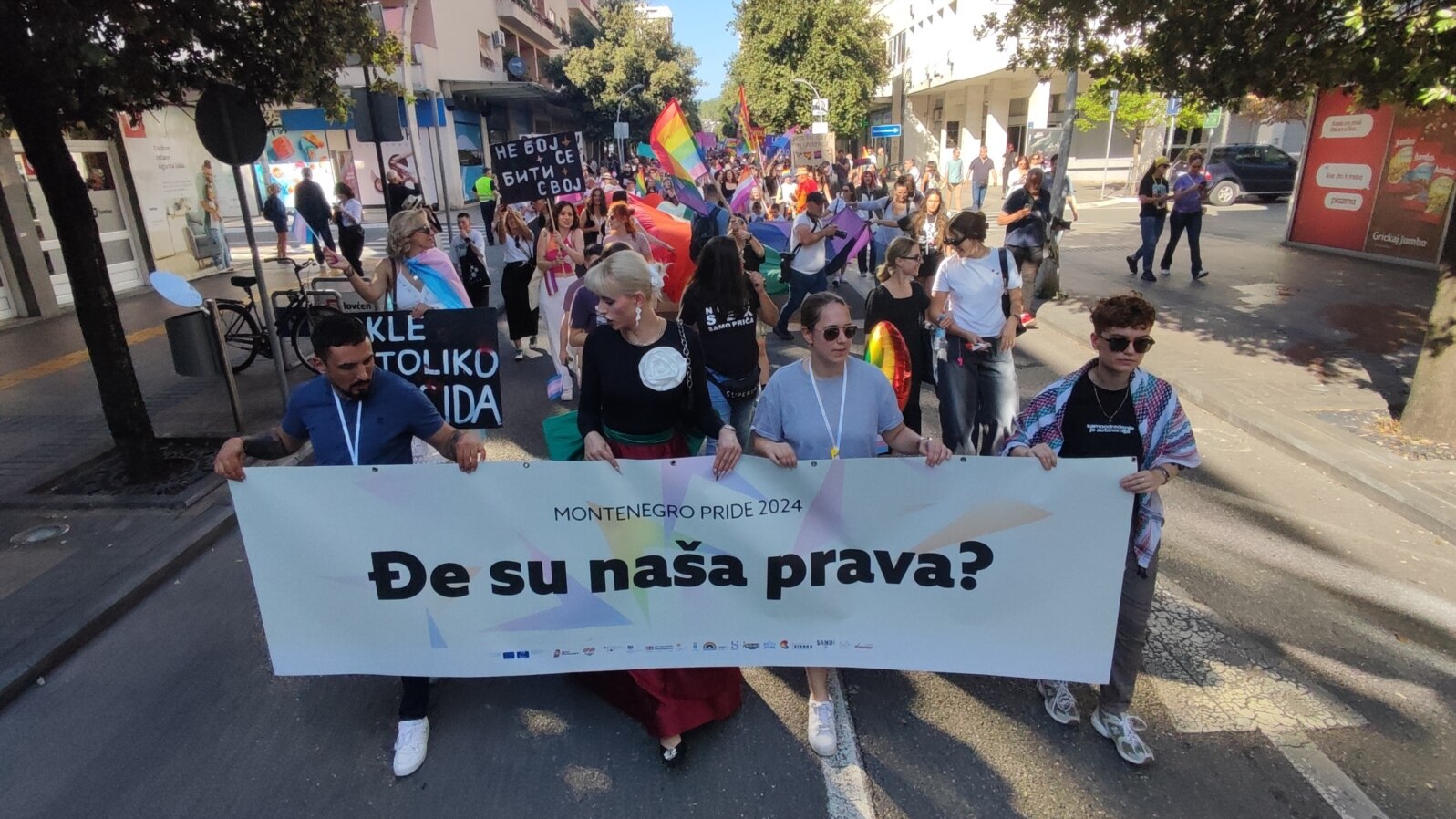 Parada ponosa u Podgorici (Foto: VOA, Jovo Radulović)