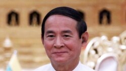 被军方解职的缅甸总统温敏（路透社）