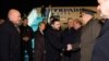Президент та перша леді України Володимир Зеленський та Олена Зеленська після прибуття до Туреччини ввечері 17 лютого 2025 року. Фото: AFP / X account of Volodymyr Zelensky / Handout 