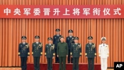 习近平出席中国人民解放军上将晋升仪式（资料照，2023年）