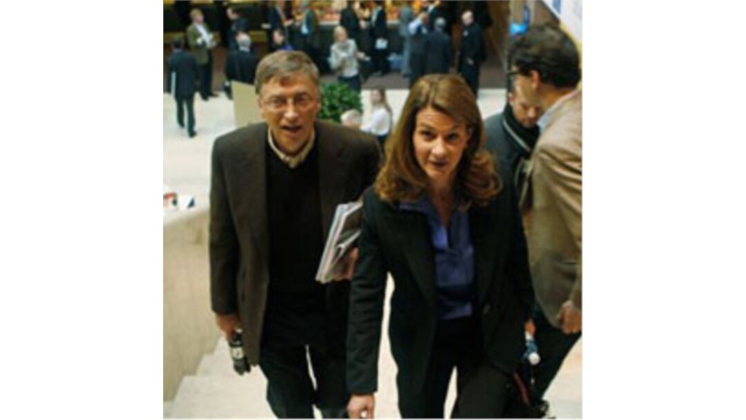 Bill and Melinda Gates.