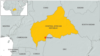 Map of Central African Republic