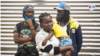 Migrantes haitianos en Necoclí, Colombia