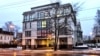 The Internet Research Agency building, dubbed the Russian troll factory, is seen at Savushkina Street in St. Petersburg, Russia. The building is now for rent.