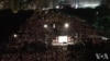 香港18万人参加六四烛光晚会