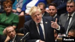约翰逊首相在议会接受质询（2022年4月20日）