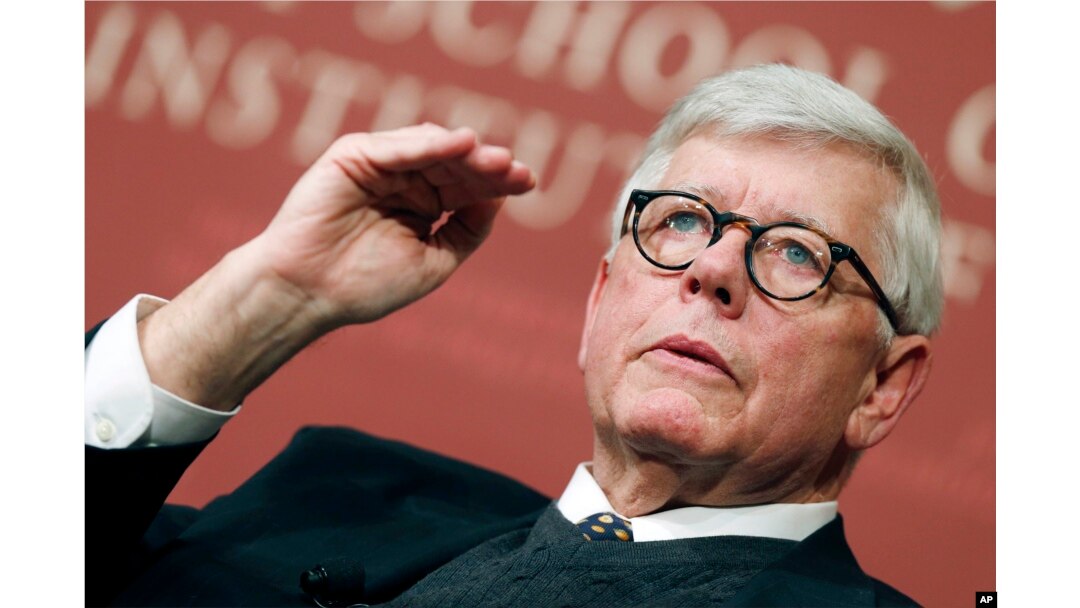 FILE - David Keene, shown in 2013 as president of the Nation Rifle Association, says, "An appreciation for firearms and firearms freedom is part of the American DNA."