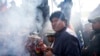 ARCHIVO - El expresidente Evo Morales participa en una ofrenda a la Madre Tierra antes de encabezar una marcha hacia la capital de Bolivia, en Caracollo, Bolivia, el 17 de septiembre de 2024. (Foto AP/Juan Karita, Archivo).