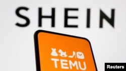 跨境电商平台Shein和Temu的标识。