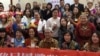 台湾新住民在立法院展示他们的创意产品 （齐勇明拍摄）