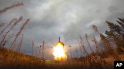 Випробування ракети "Ярс" в Росії в 2022 році. Фото російського Міноборони через АР