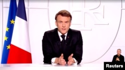 Французький президент Еммануель Макрон виступив з телезверненням до країни увечері 5 березня.