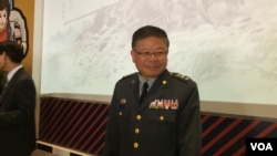 台灣國防部副部長張冠群力主國防自立7/7/2017 （美國之音黎堡攝）