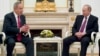 Russian President Vladimir Putin (right) meets with Israeli Prime Minister Benjamin Netanyahu in Moscow, Russia, March 9, 2017. 
