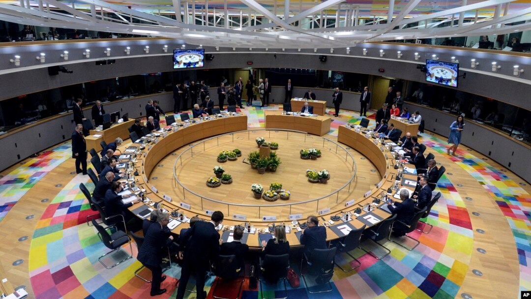 Lideri Evropske unije na samitu u Briselu 21. marta 2019. godine (Foto: AP/Aris Oikonomou)