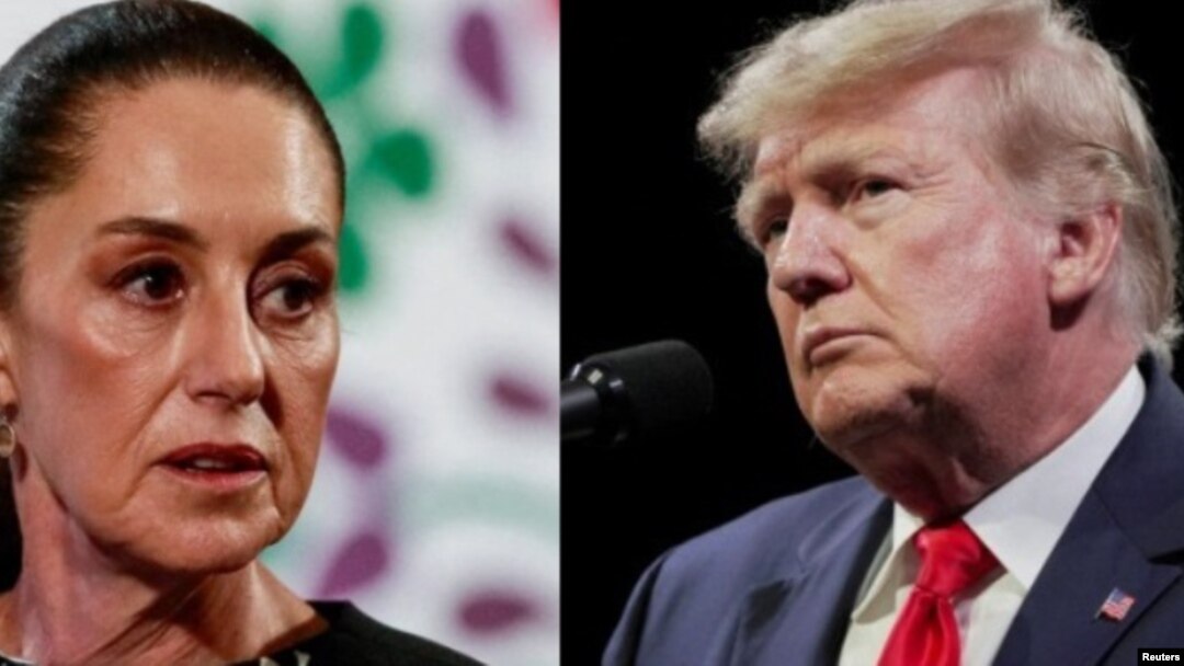 UMongameli Donald Trump loMongameli Claudia Sheinbaum weMexico.