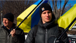 Український активіст Ярослав Гетьман, розповідає про причини прийти на акцію перед Білим домом