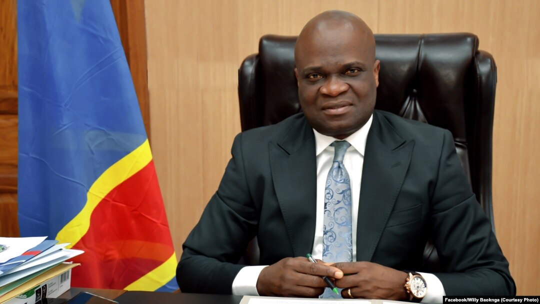Willy Bakonga ministre ya kelasi ya nse, kati kati mpe ya nse (EPST), na Kinshasa, RDC, 19 décembre 2019. (Willy Bakonga)
