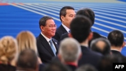 中国总理李强2023年11月5日在上海出席第六届中国国际进口博览会。(法新社照片)