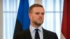 Міністр закордонних справ Литви Ґабріелюс Ландсберґіс: "Перемога України буде "нереалістичною", якщо ми дозволимо Путіну визначати реальність". Фото зроблене під час
зустрічі в Держдепартаменті США 25 березня 2024 року у Вашингтоні. (AP)