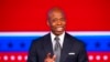FILE - Eric Adams, Brooklyn borough president and Democratic candidate for New York City mayor, speaks during a debate in New York, Oct. 26, 2021. 