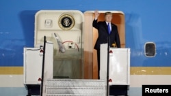 Дональд Трамп прибув у Сінгапур. 10 червня, 2018 року.