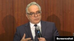 美国副国务卿库尔特·坎贝尔(Kurt Campbell)10月18日在战略与国际研究中心(CSIS)发表讲话。(CSIS视频截图)
