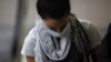 A traveller wearing a mask at Johannesburg's OR Tambo International Airport, March 1, 2020. 