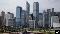 香港中环商业区。