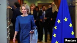 Кая Каллас дала своє перше інтерв'ю європейській пресі після 11 днів на посаді Верховного представника ЄС із зовнішньої політики