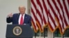 President Donald Trump speaks at an event on protecting seniors with diabetes in the Rose Garden White House, May 26, 2020, in Washington. 