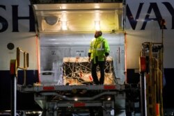 Arrival of the first batch of Russia's Sputnik V coronavirus disease (COVID-19) vaccine, in Mexico City, Feb. 23, 2021.