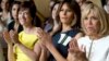 US First Lady Welcomed in Belgium with Music, Fashion